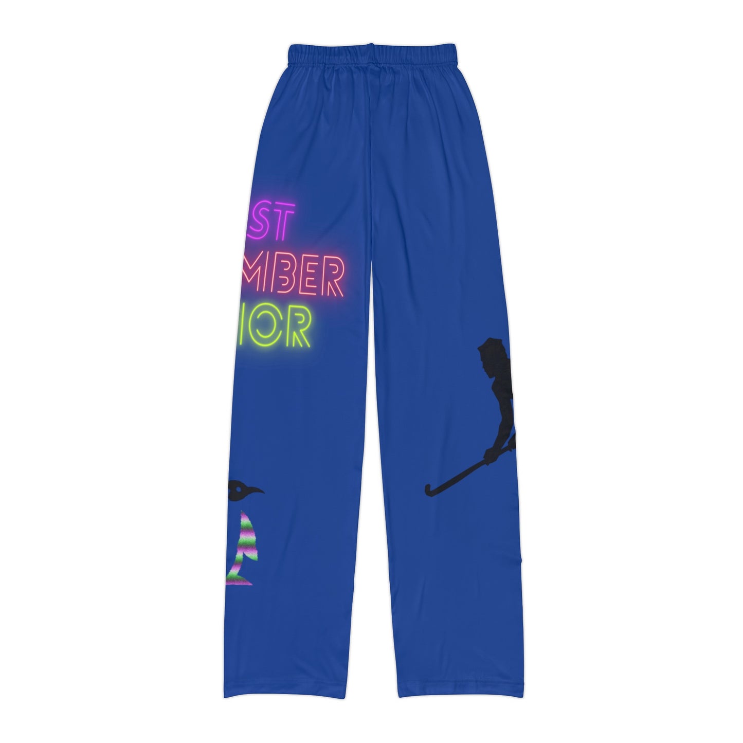 Pajama na pantalon ng mga bata: Hockey Dark Blue 