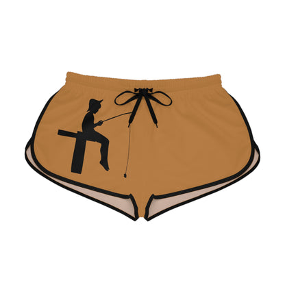 Women's Relaxed Shorts: Fishing Lite Brown