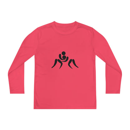 Youth Long Sleeve Competitor Tee: Wrestling