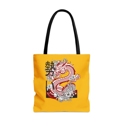 Tote Bag: Dragons Yellow