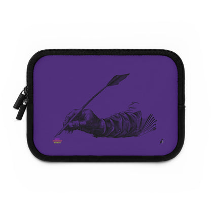 Laptop Sleeve: Writing Purple