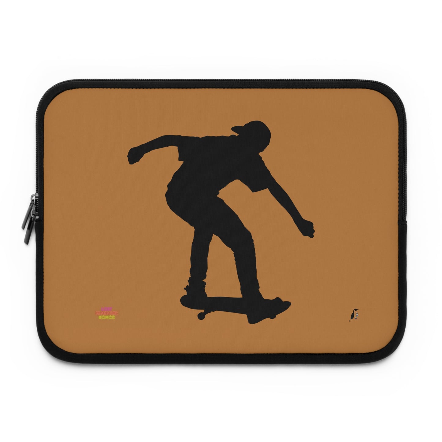 Laptop Sleeve: Skateboarding Lite Brown