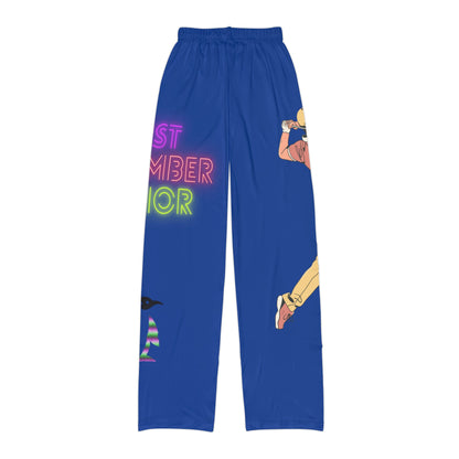 Kids Pajama Pants: Golf Dark Blue