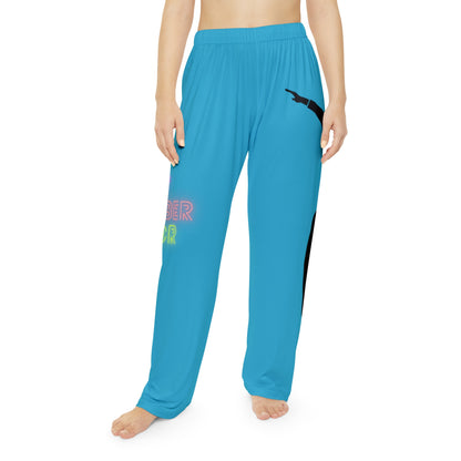 Women's Pajama Pants: Dance Turquoise