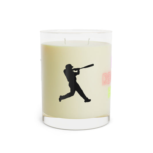 Scented Candle - Full Glass, 11oz: Baseball