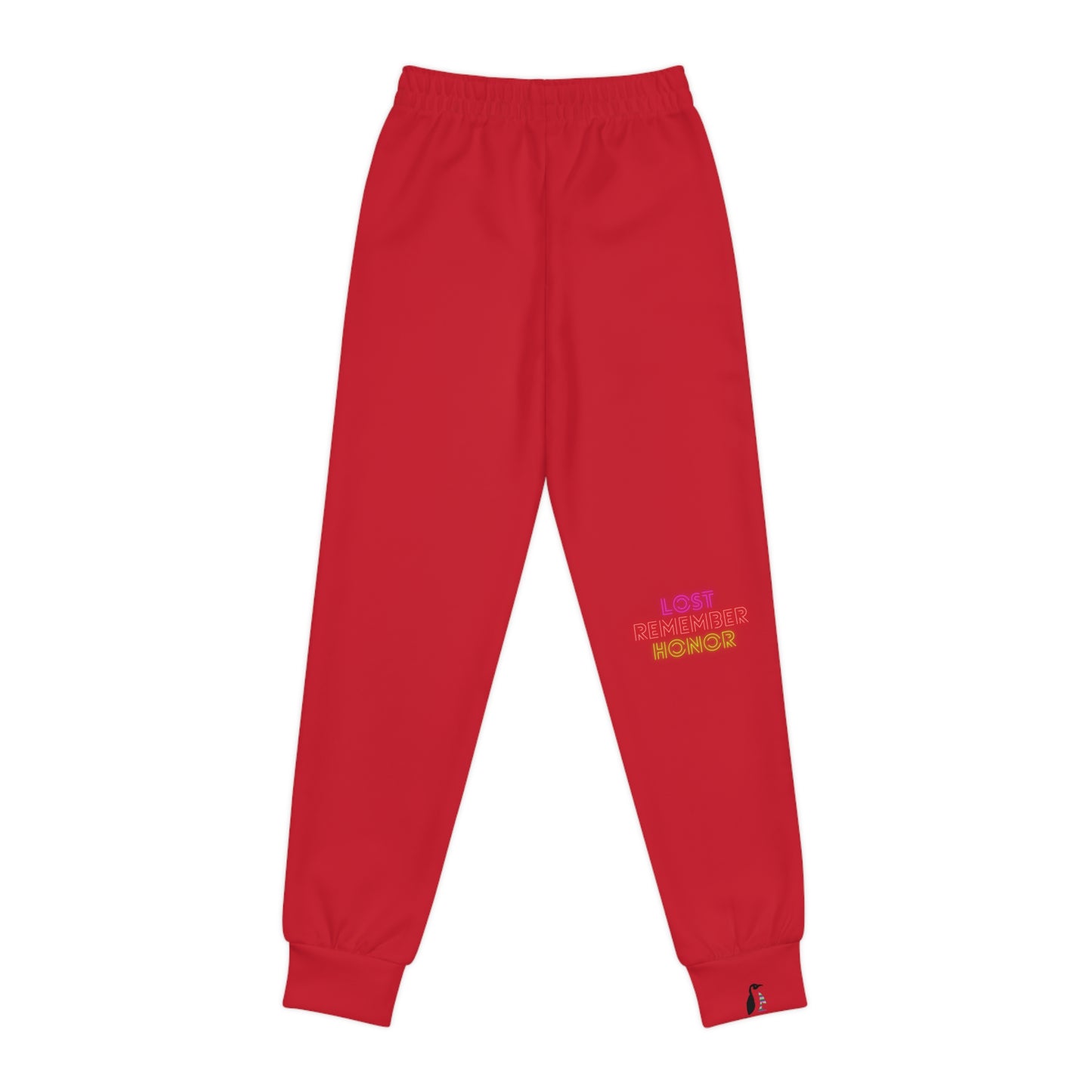 Youth Joggers: Basketball Dark Red