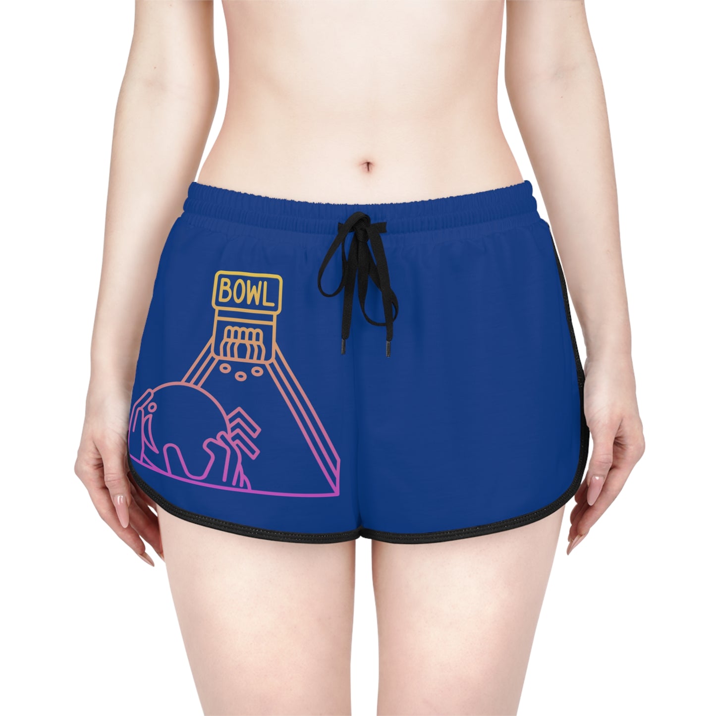 Women's Relaxed Shorts: Bowling Dark Blue