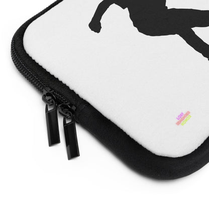 Laptop Sleeve: Skateboarding White