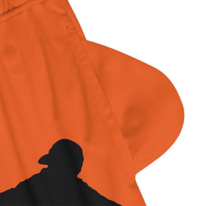 Basketball Rib Shorts: Skateboarding Orange