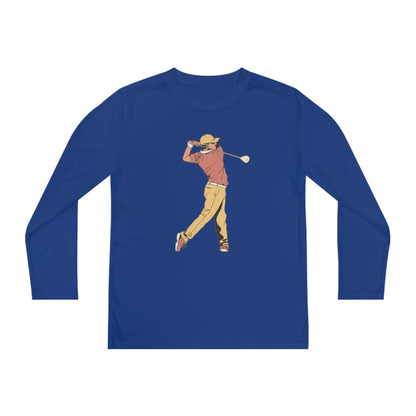 Youth Long Sleeve Competitor Tee: Golf 