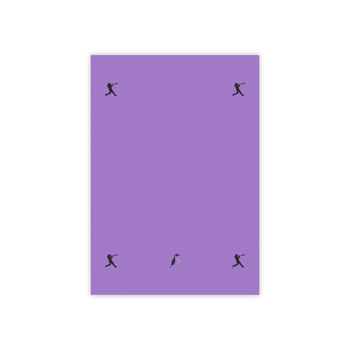 Post-it® Note Pads: Baseball Lite Purple