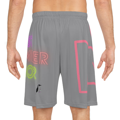 Basketball Shorts: Fight Cancer Grey