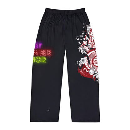 Men's Pajama Pants: Dragons Black