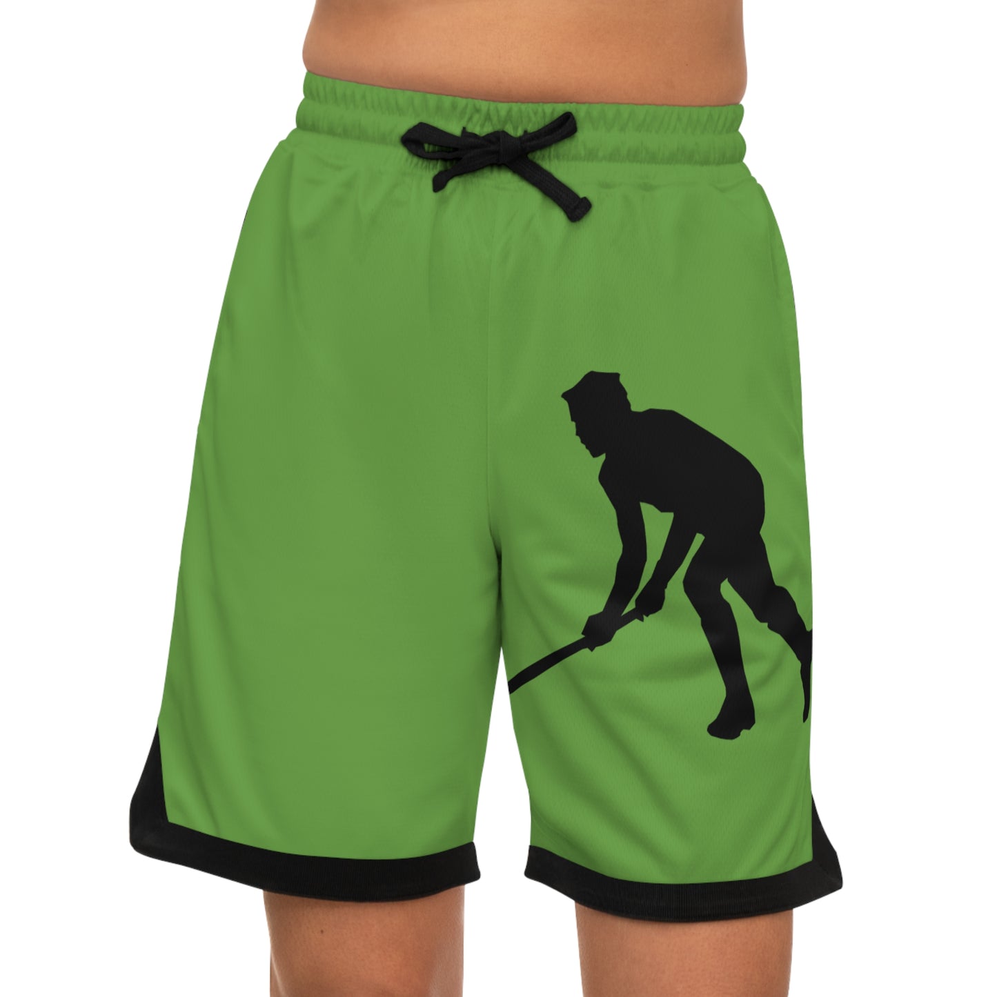 Basketball Rib Shorts: Hockey Green