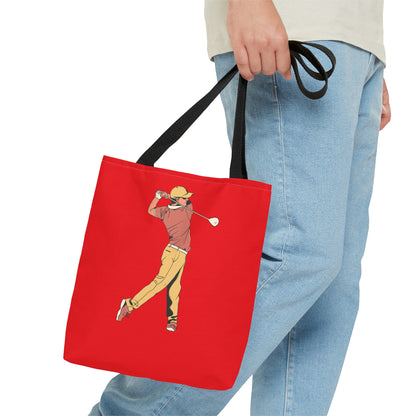 Tote Bag: Golf Red