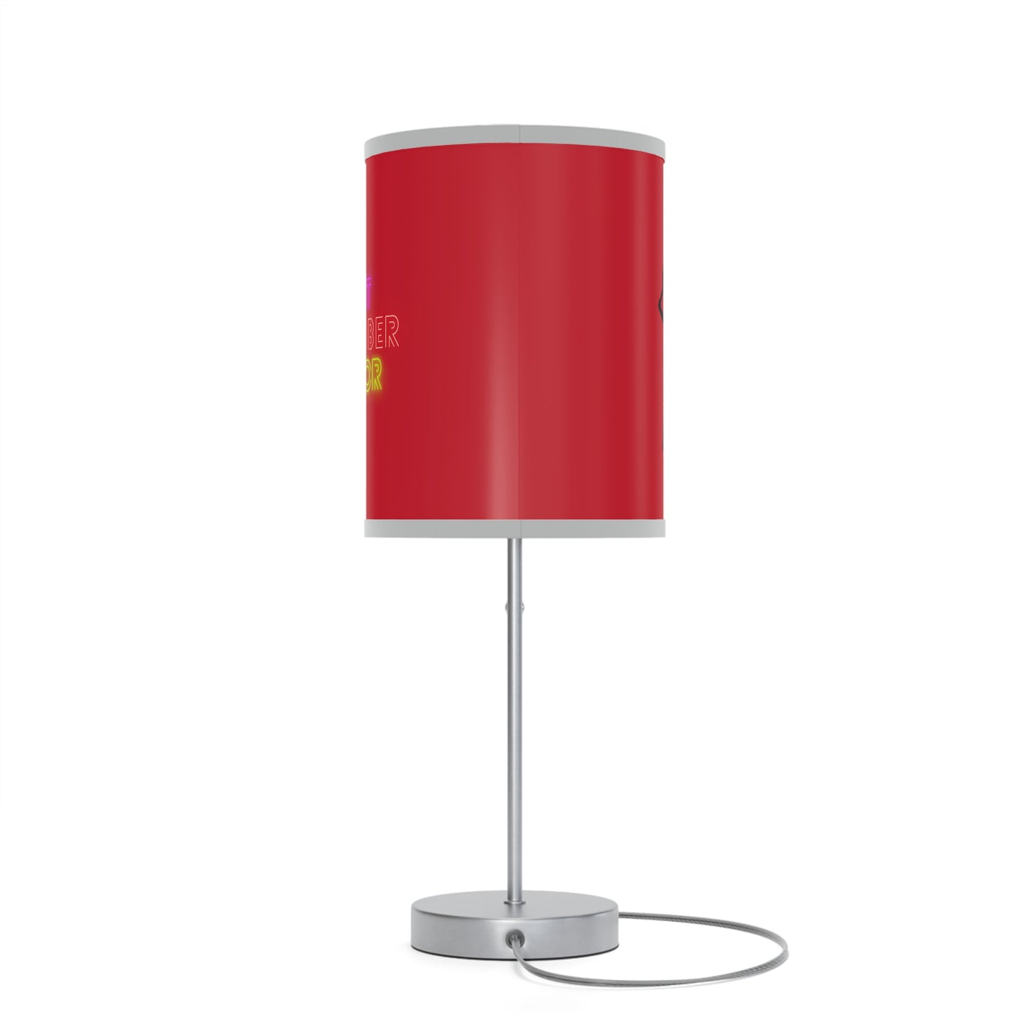 Lamp on a Stand, US|CA plug: Tennis Dark Red