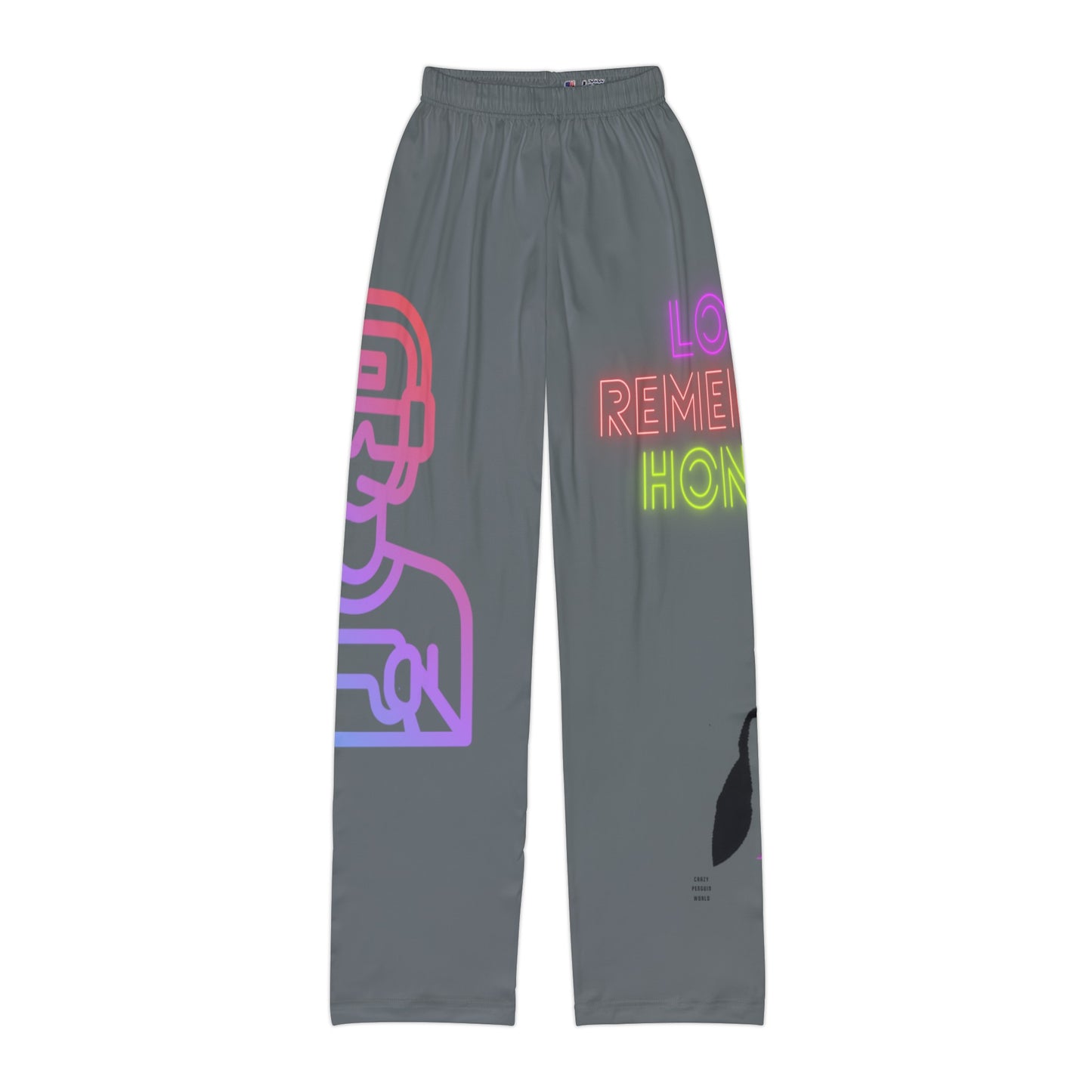 Kids Pajama Pants: Gaming Dark Grey