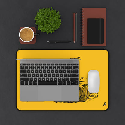 Desk Mat: Writing Yellow