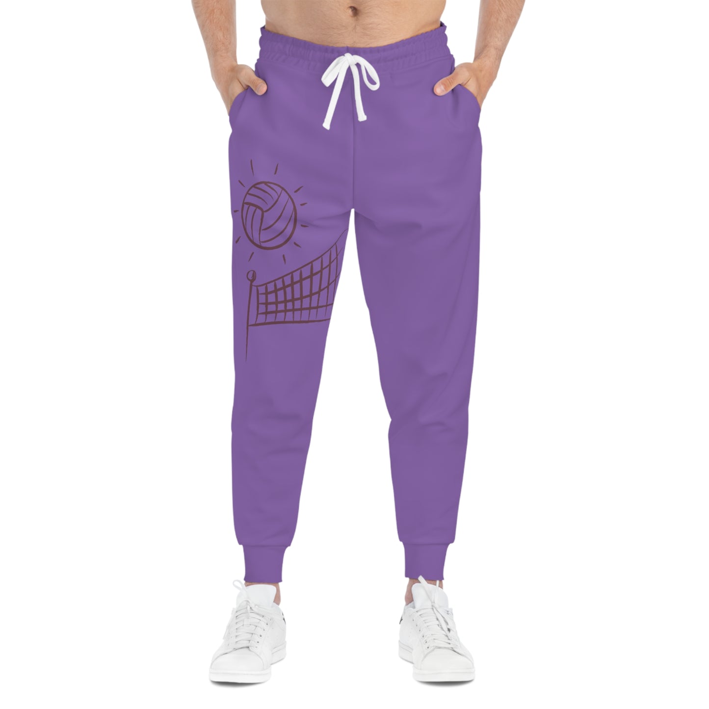 Athletic Joggers: Volleyball Lite Purple