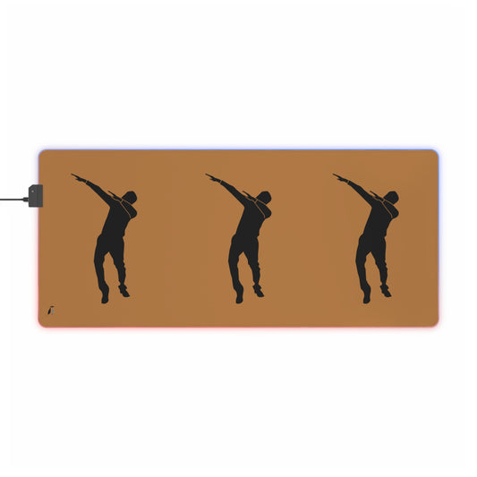 LED Gaming Mouse Pad: Dance Lite Brown