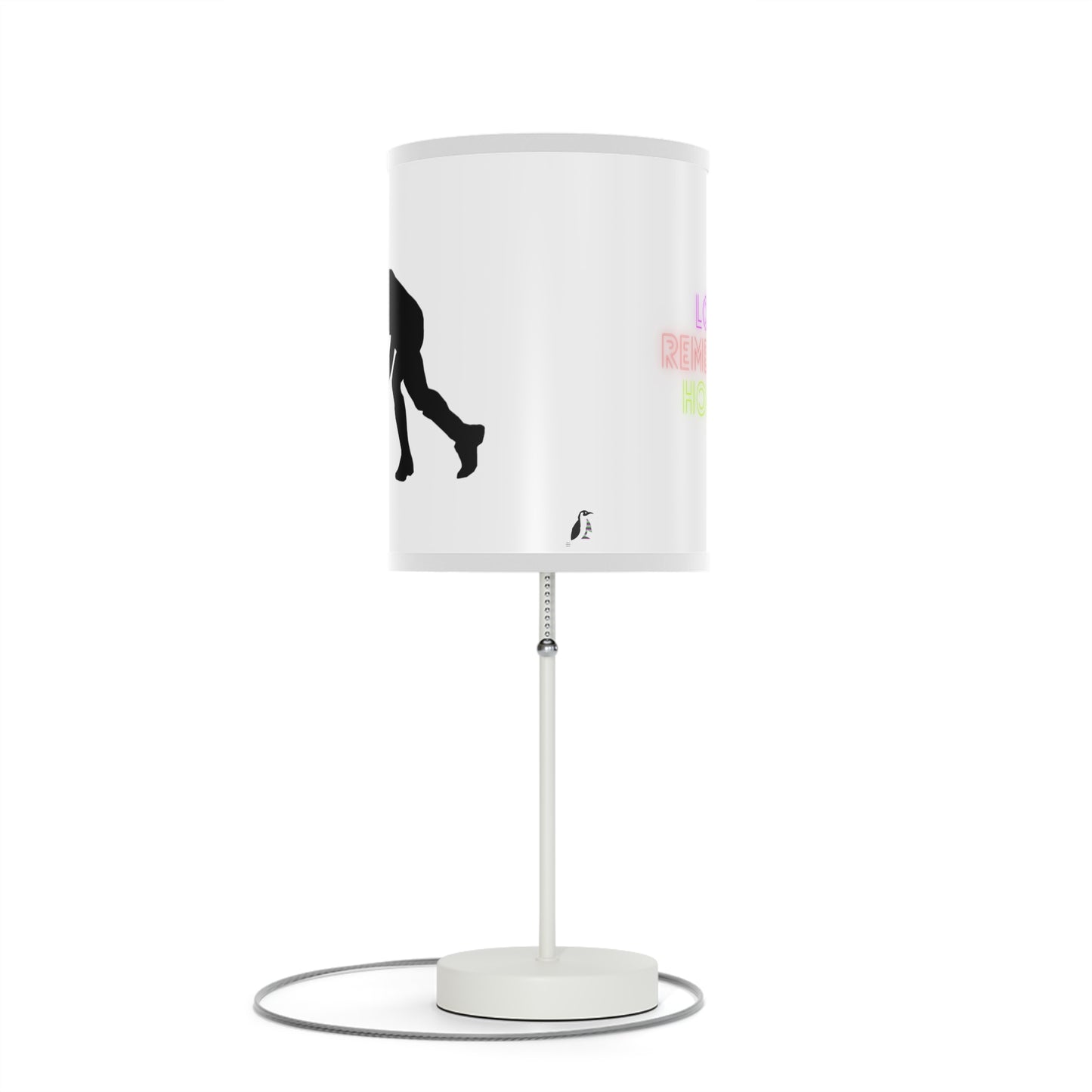 Lamp on a Stand, US|CA plug: Hockey White