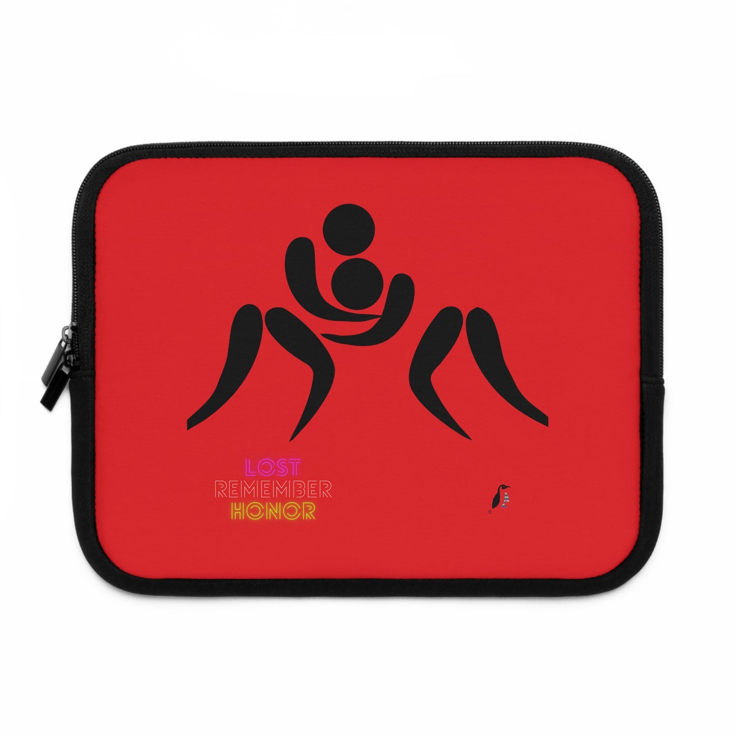 Laptop Sleeve: Wrestling Red