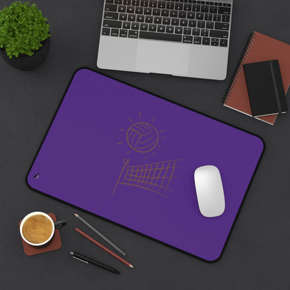 Desk Mat: Volleyball Purple