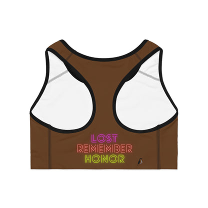 Sports Bra: Music Brown