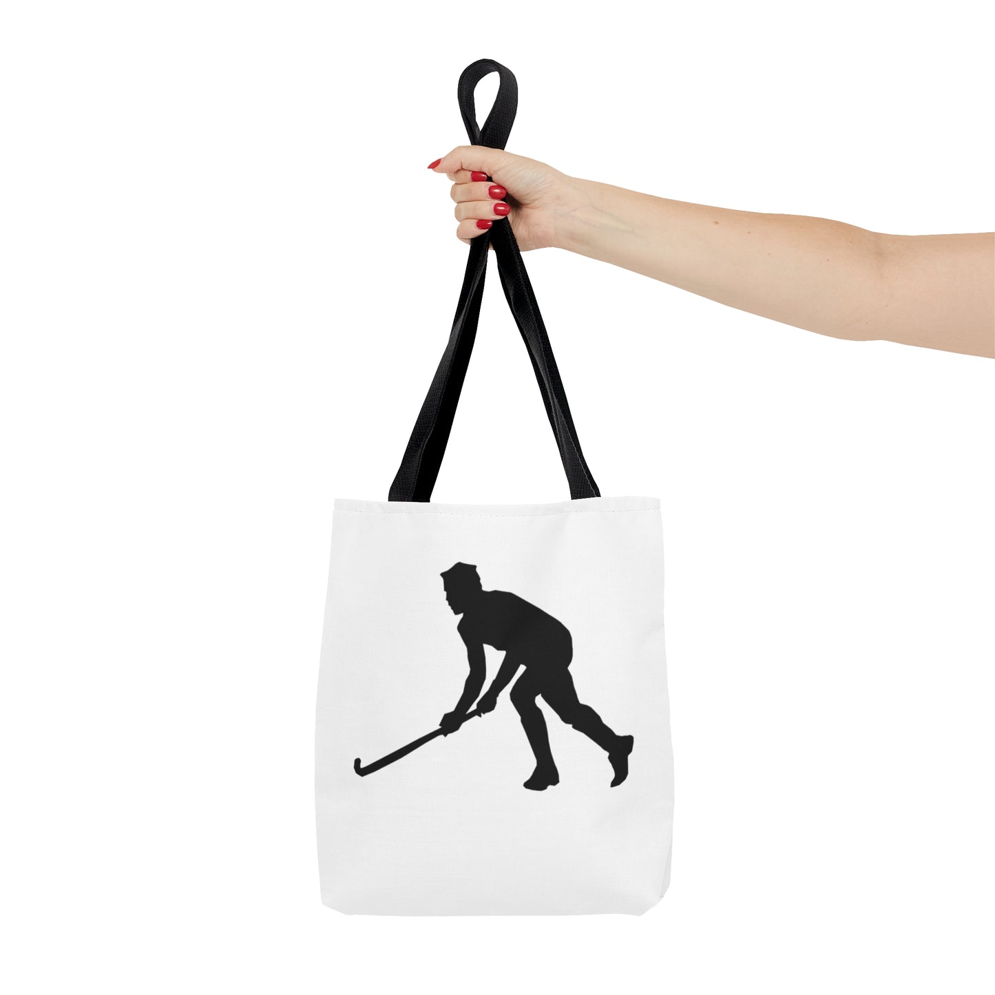 Tote Bag: Hockey White