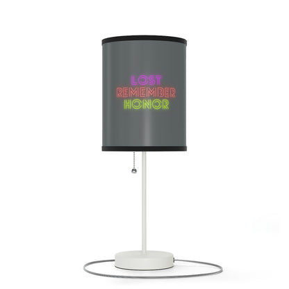 Lamp on a Stand, US|CA plug: Football Dark Grey