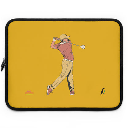 Laptop Sleeve: Golf Yellow