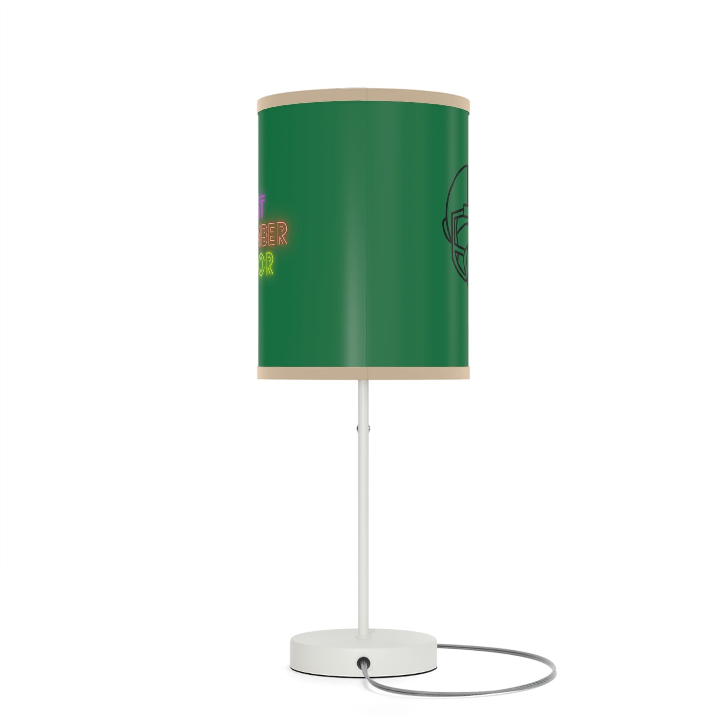 Lamp on a Stand, US|CA plug: Football Dark Green