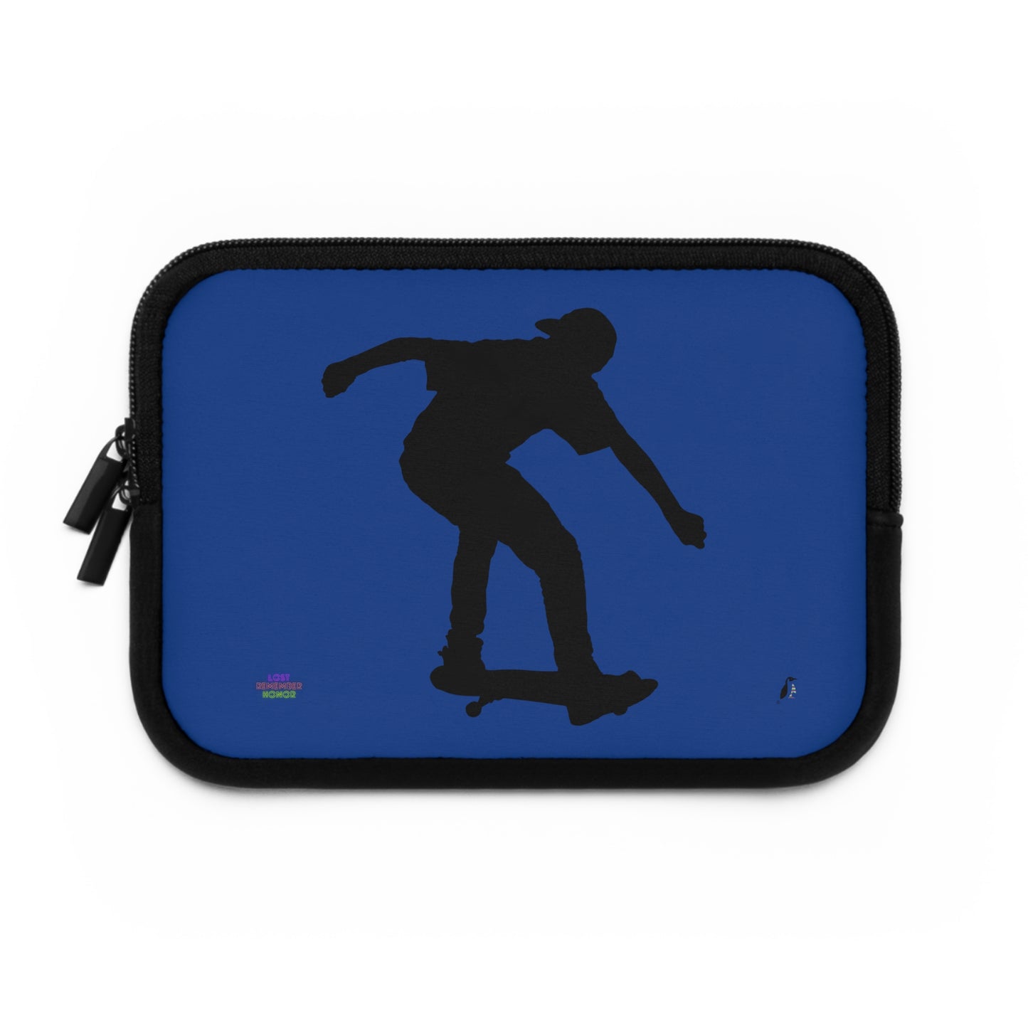 Laptop Sleeve: Skateboarding Dark Blue