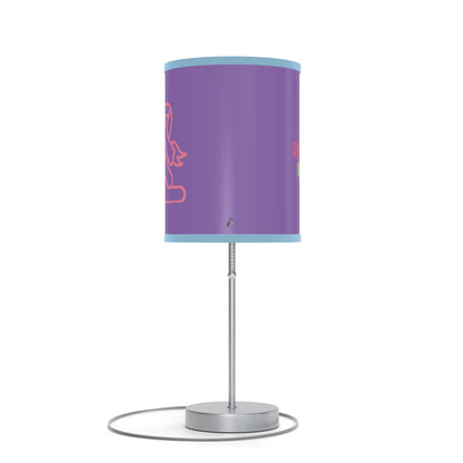 Lamp on a Stand, US|CA plug: Fight Cancer Lite Purple 