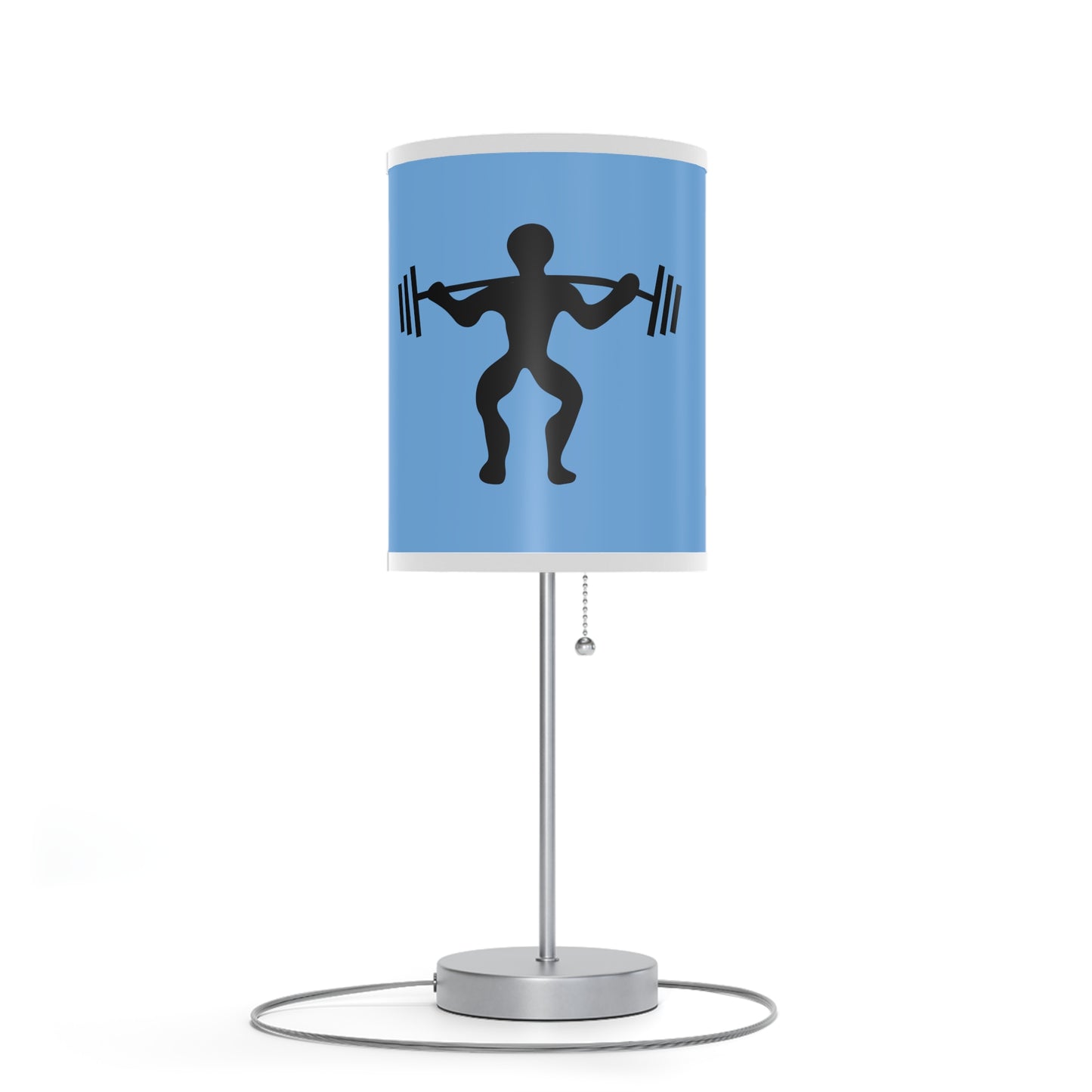 Lamp on a Stand, US|CA plug: Weightlifting Lite Blue