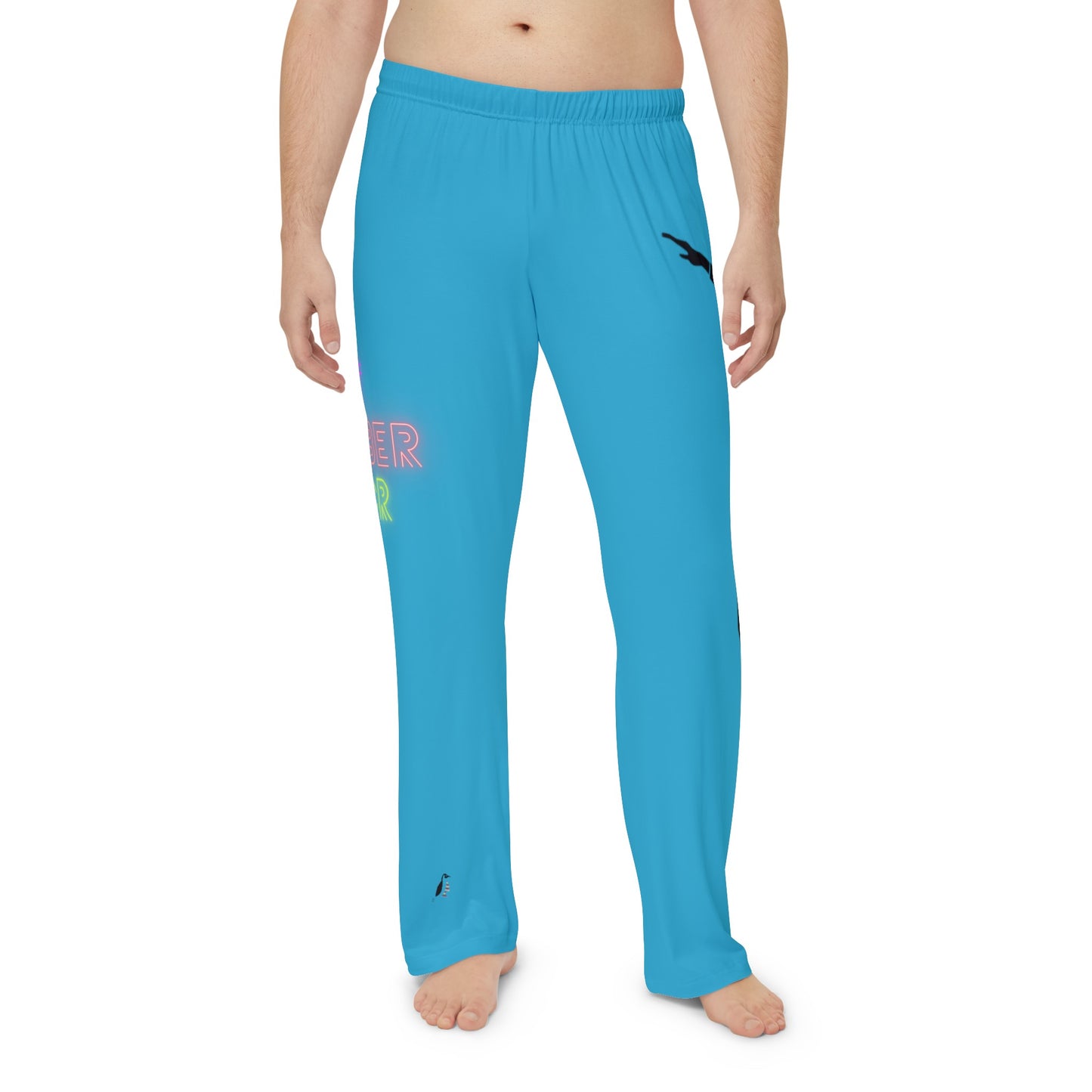 Men's Pajama Pants: Dance Turquoise