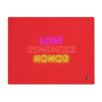 Placemat, 1pc: Lost Remember Honor Red