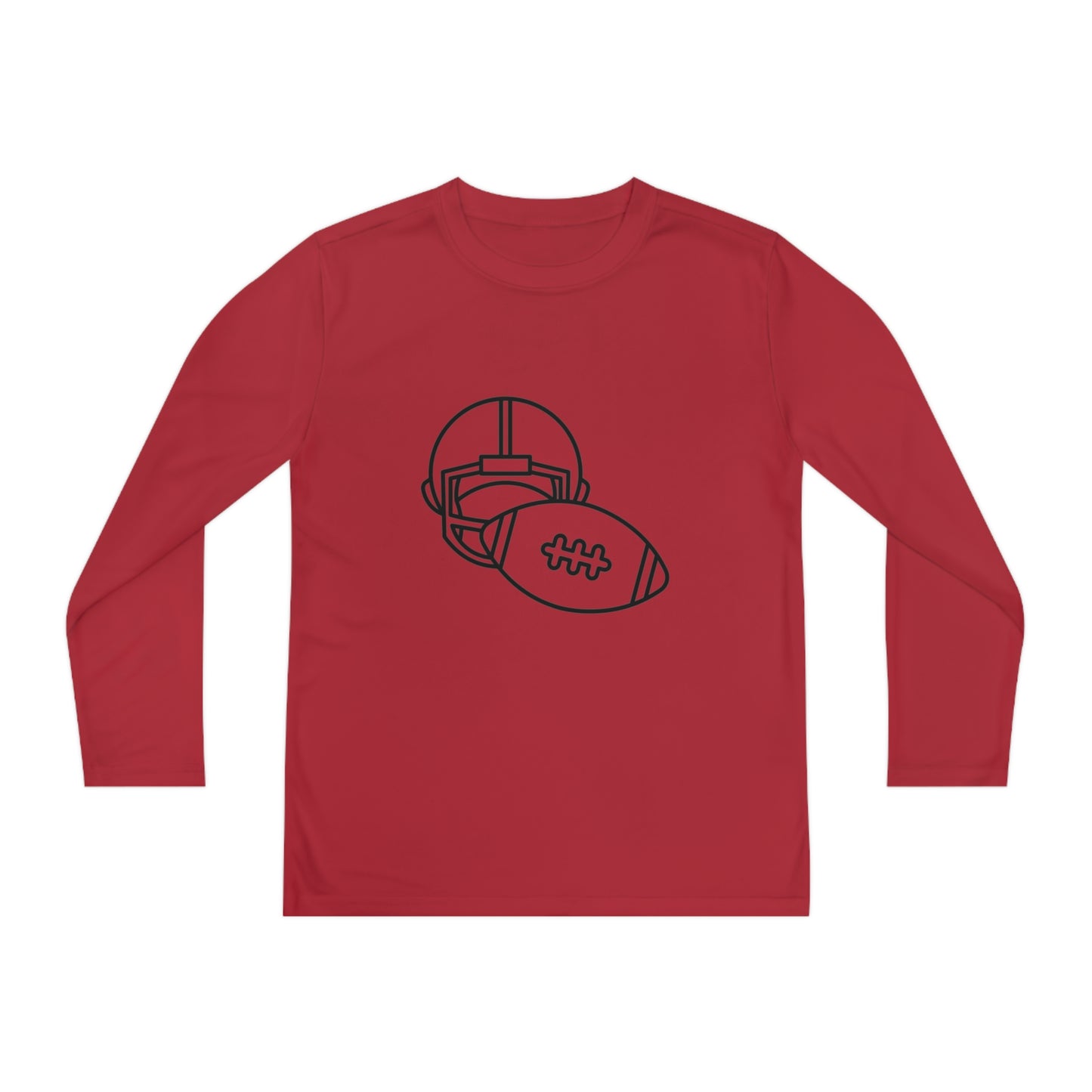 Youth Long Sleeve Competitor Tee: Football 