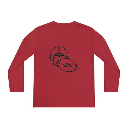 Youth Long Sleeve Competitor Tee: Football