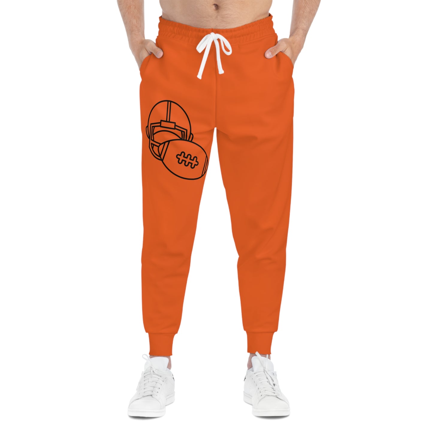 Athletic Joggers: Football Orange