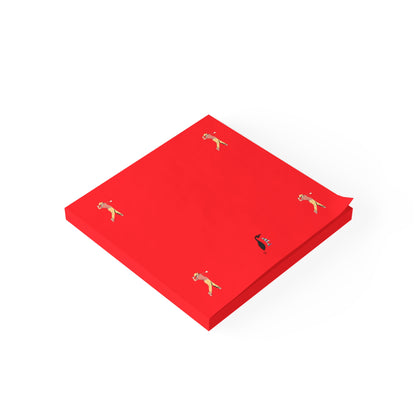 Post-it® Note Pads: Golf Red