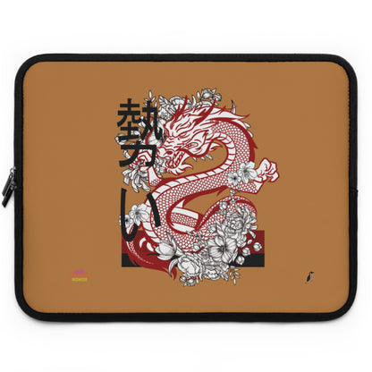 Laptop Sleeve: Dragons Lite Brown