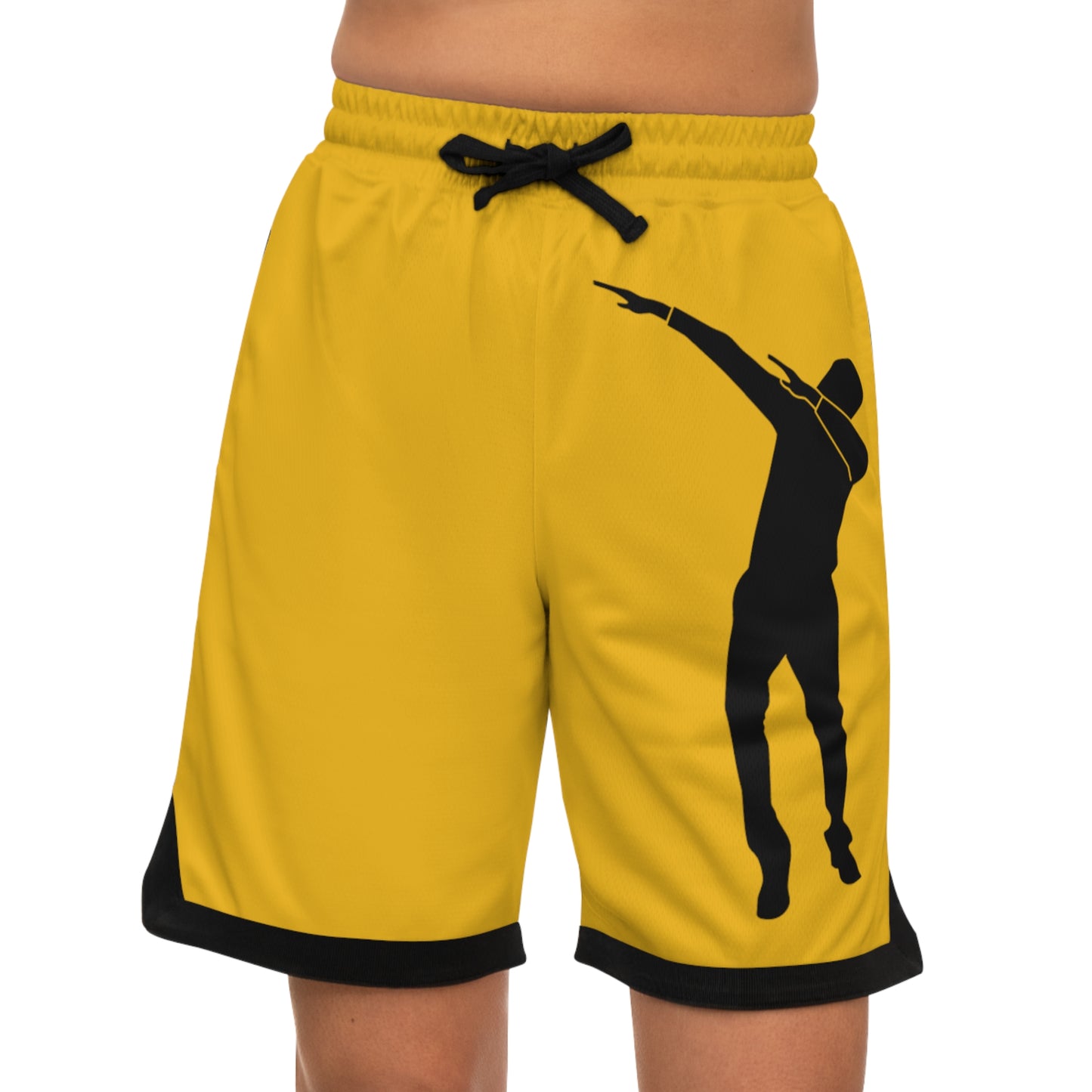 Basketball Rib Shorts: Dance Yellow