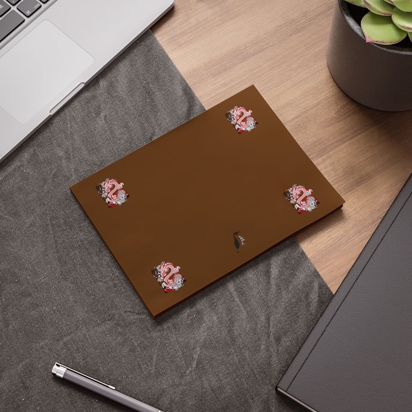 Post-it® Note Pads: Dragons Brown