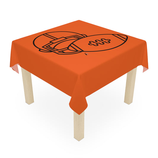 Tablecloth: Football Orange