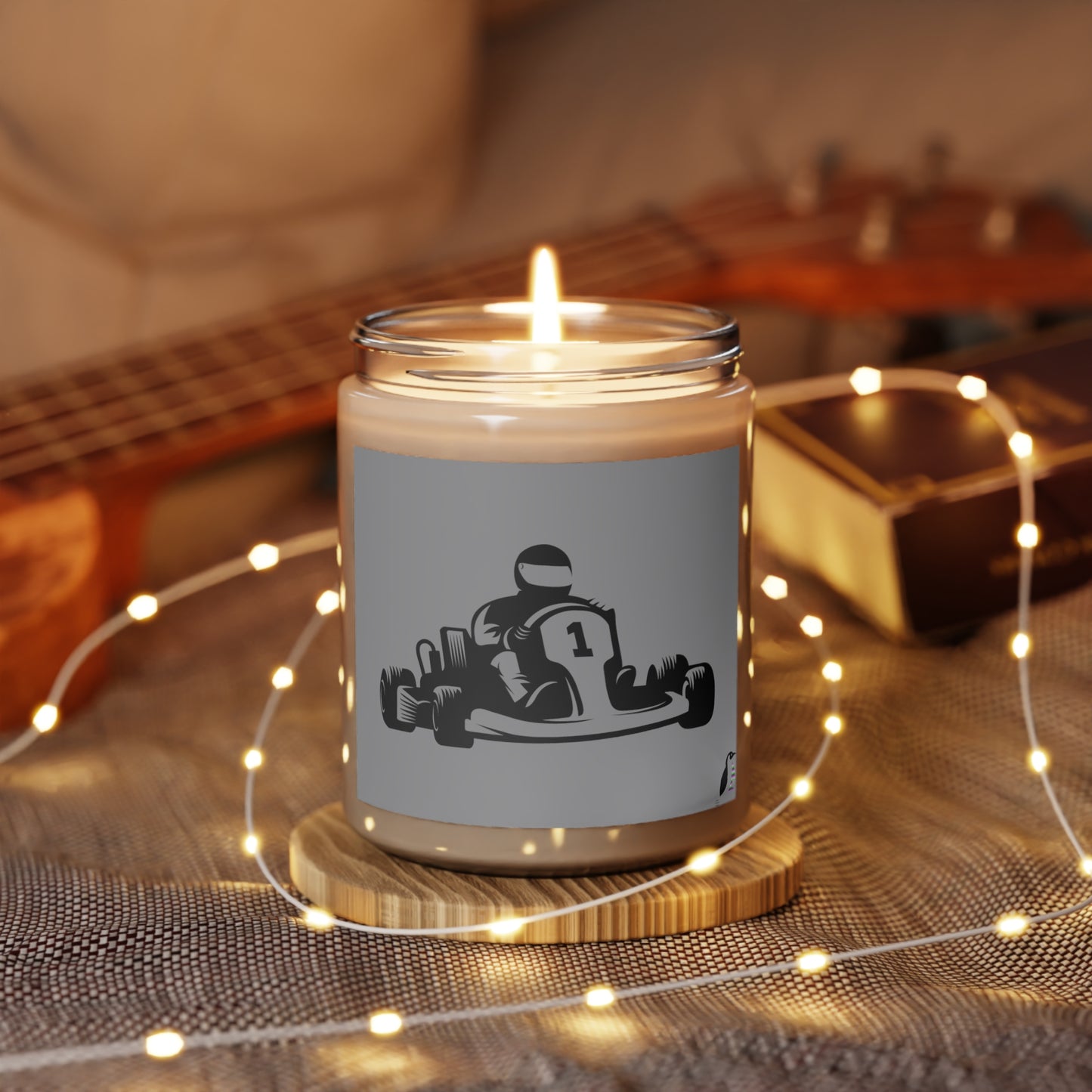 Scented Candle, 9oz: Racing Grey