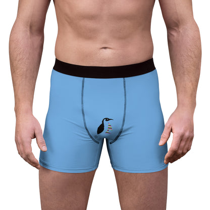 Men's Boxer Briefs: Wolves Lite Blue