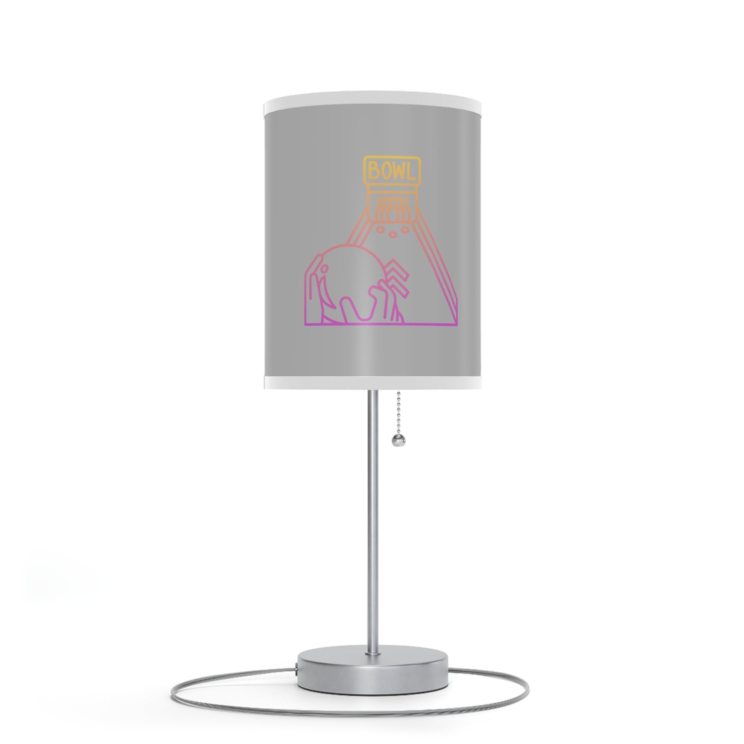 Lamp on a Stand, US|CA plug: Bowling Lite Grey