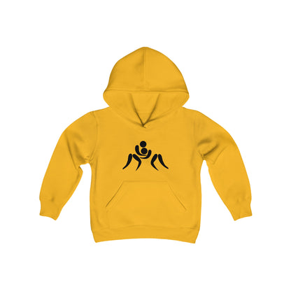 Youth Heavy Blend Hooded Sweatshirt: Wrestling 