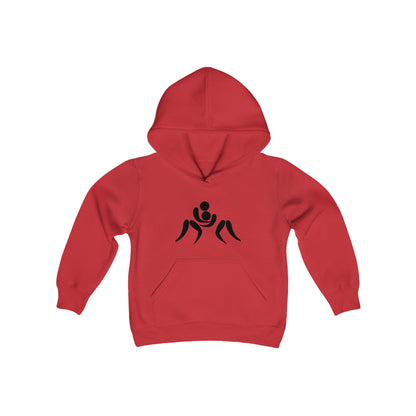 Youth Heavy Blend Hooded Sweatshirt: Wrestling 